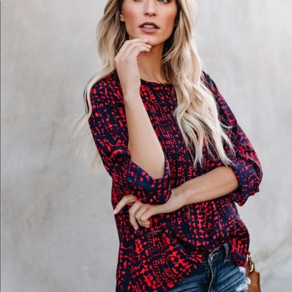 VICI Kerrigan Printed Blouse